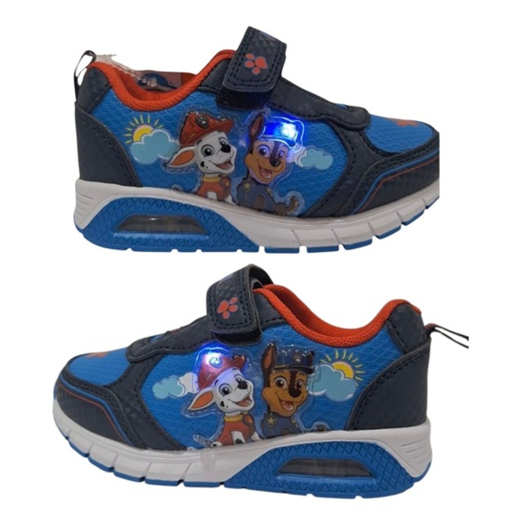 New Paw Patrol Toddler Boys' Slip-On‎ Sneakers, Size 7  (16 cms) Color Blue New